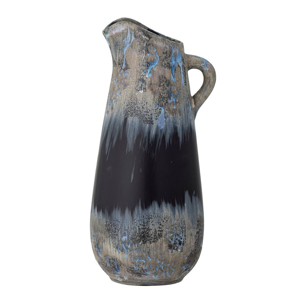Vases - Khumo Vase, Noir, Grès  - CREATIVE COLLECTION