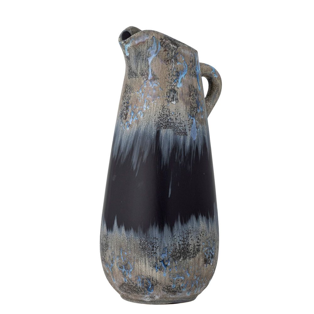 Vases - Khumo Vase, Noir, Grès  - CREATIVE COLLECTION