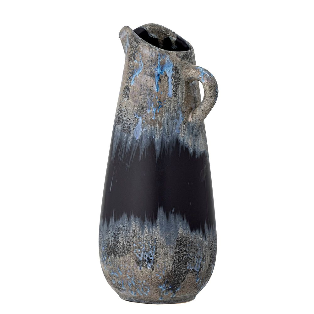 Vases - Khumo Vase, Noir, Grès  - CREATIVE COLLECTION
