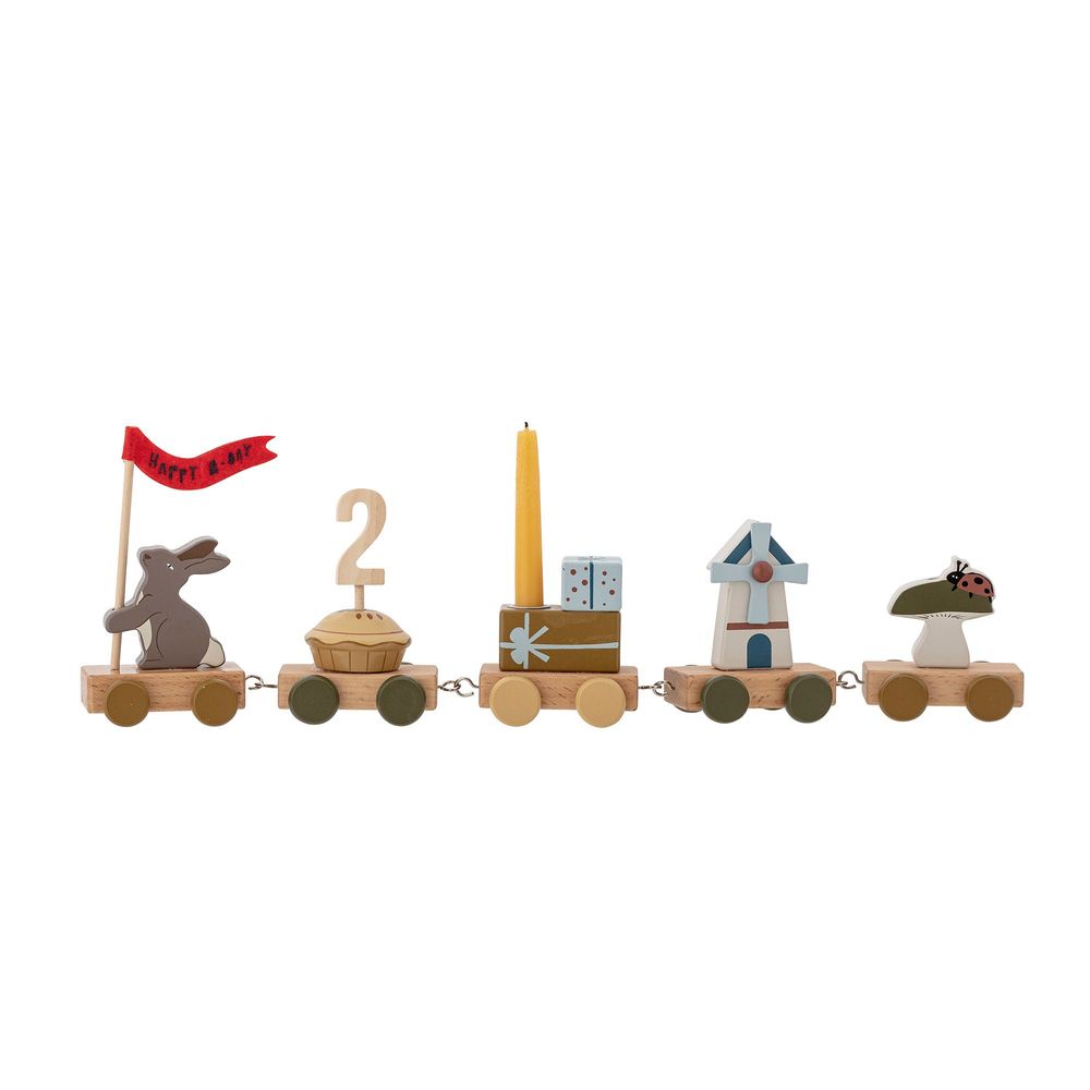 Decorative objects - Alfi Birthday Decoration, Brown, FSC®100%, MDF - BLOOMINGVILLE MINI