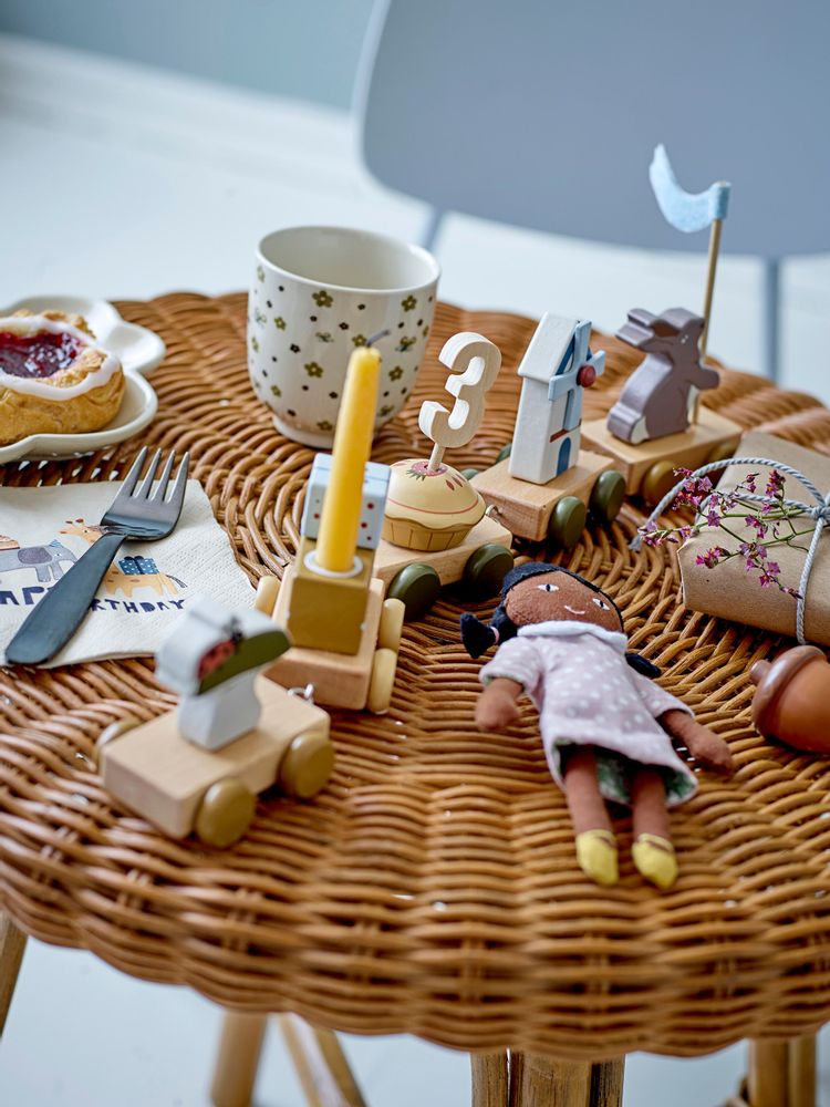 Decorative objects - Alfi Birthday Decoration, Brown, FSC®100%, MDF - BLOOMINGVILLE MINI