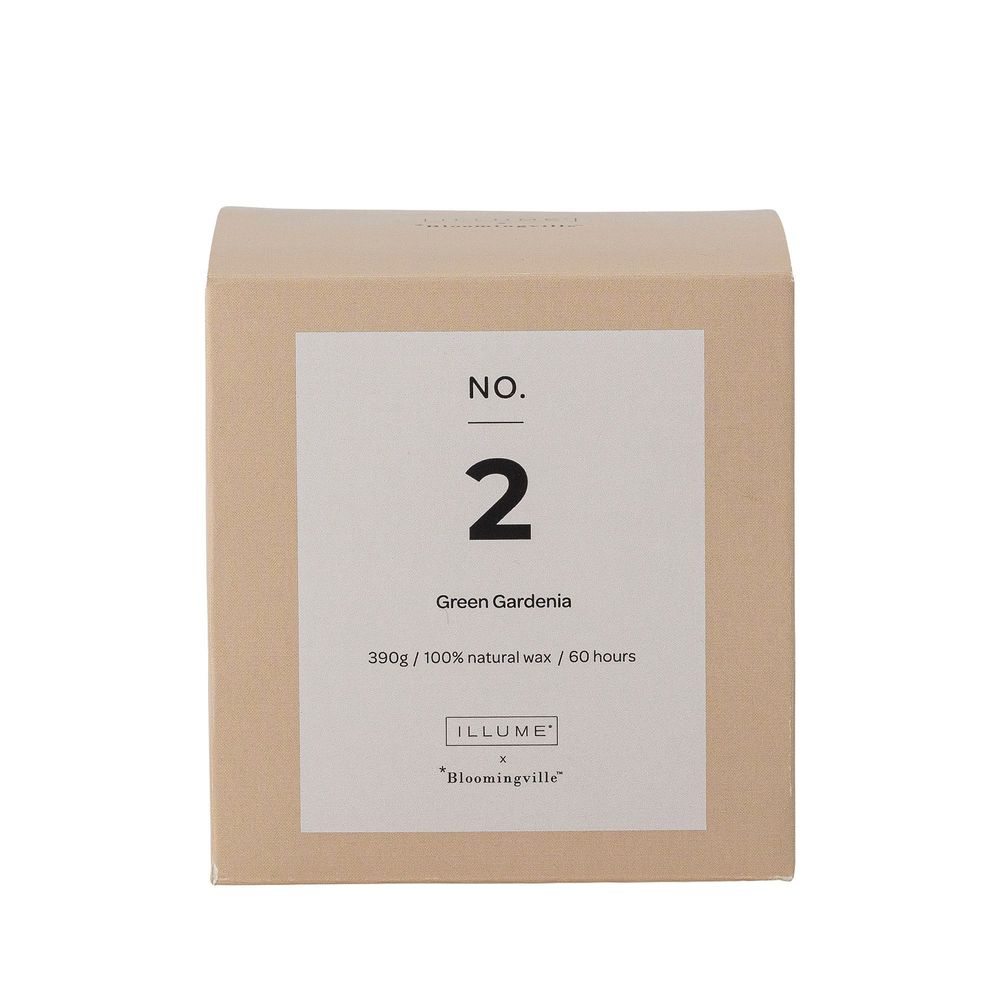 Candles - NO.2-Green Gardenia Scent Candle, Rose, Wax  - ILLUME X BLOOMINGVILLE