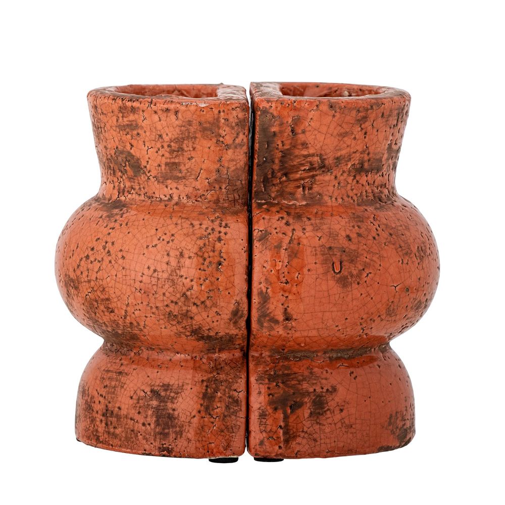 Decorative objects - Maiza Bookend, Orange, Terracotta Set of 2 - CREATIVE COLLECTION