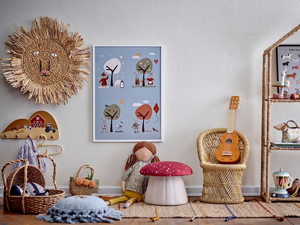 Mounting accessories - Aranya Hanger, Nature, Rattan - BLOOMINGVILLE MINI