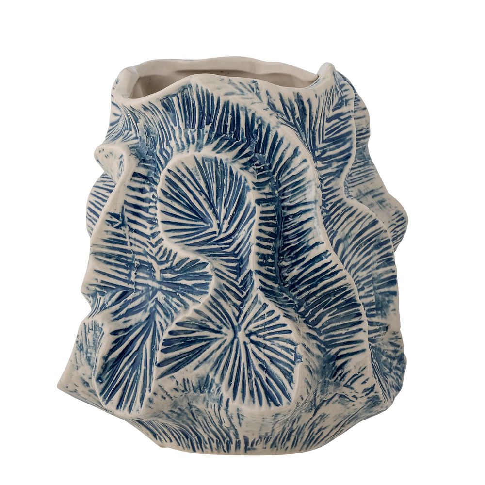 Vases - Guxi Vase, Blue, Stoneware - CREATIVE COLLECTION