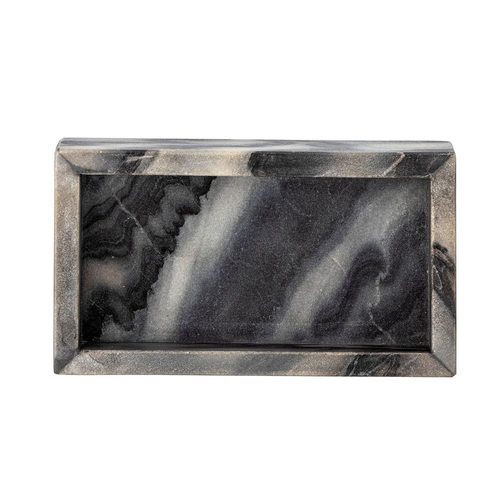 Plateaux - Feliza Plateau, Gris, Marbre - BLOOMINGVILLE MULTIBRAND HOUSE