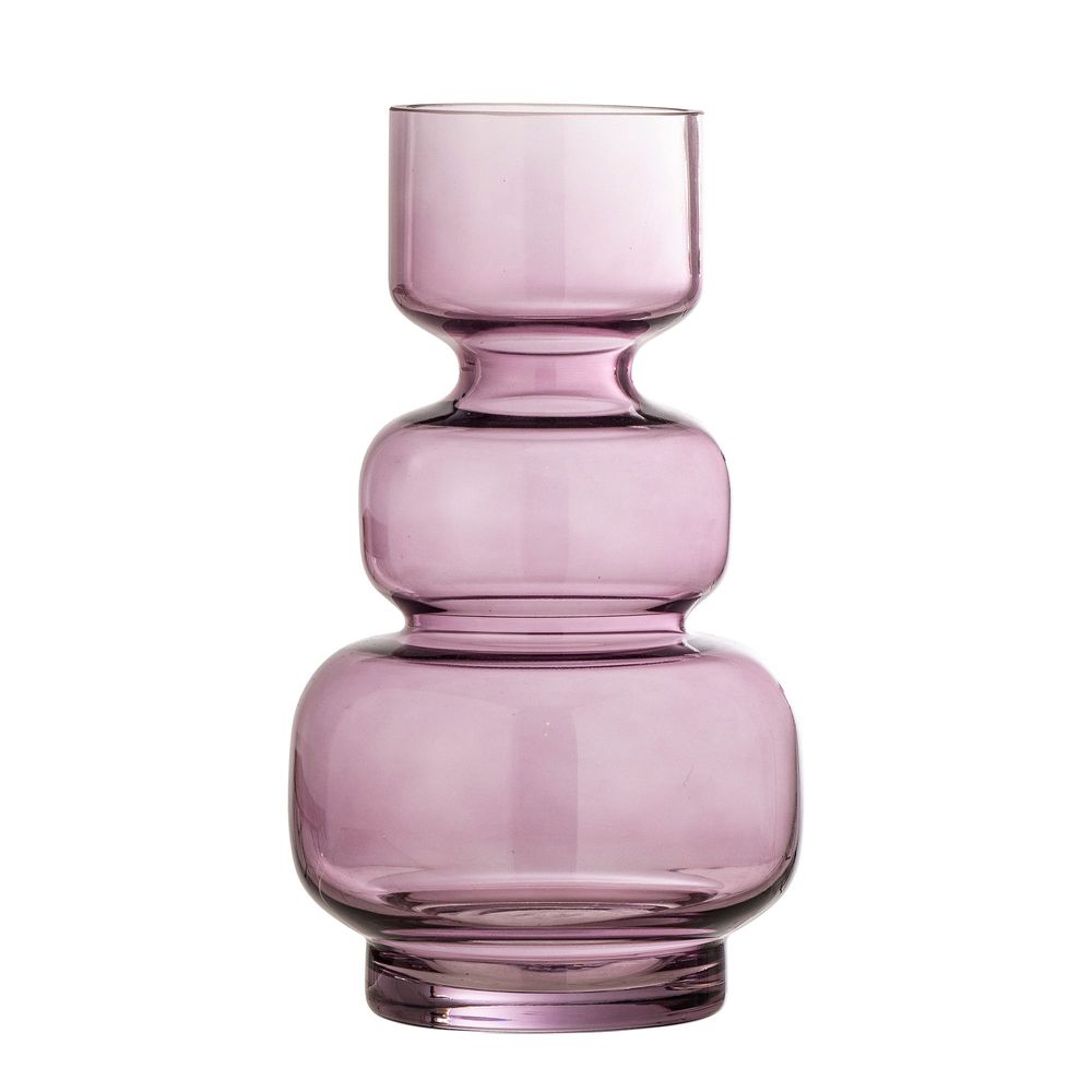 Vases - Johnson Vase, Purple, Glass - BLOOMINGVILLE