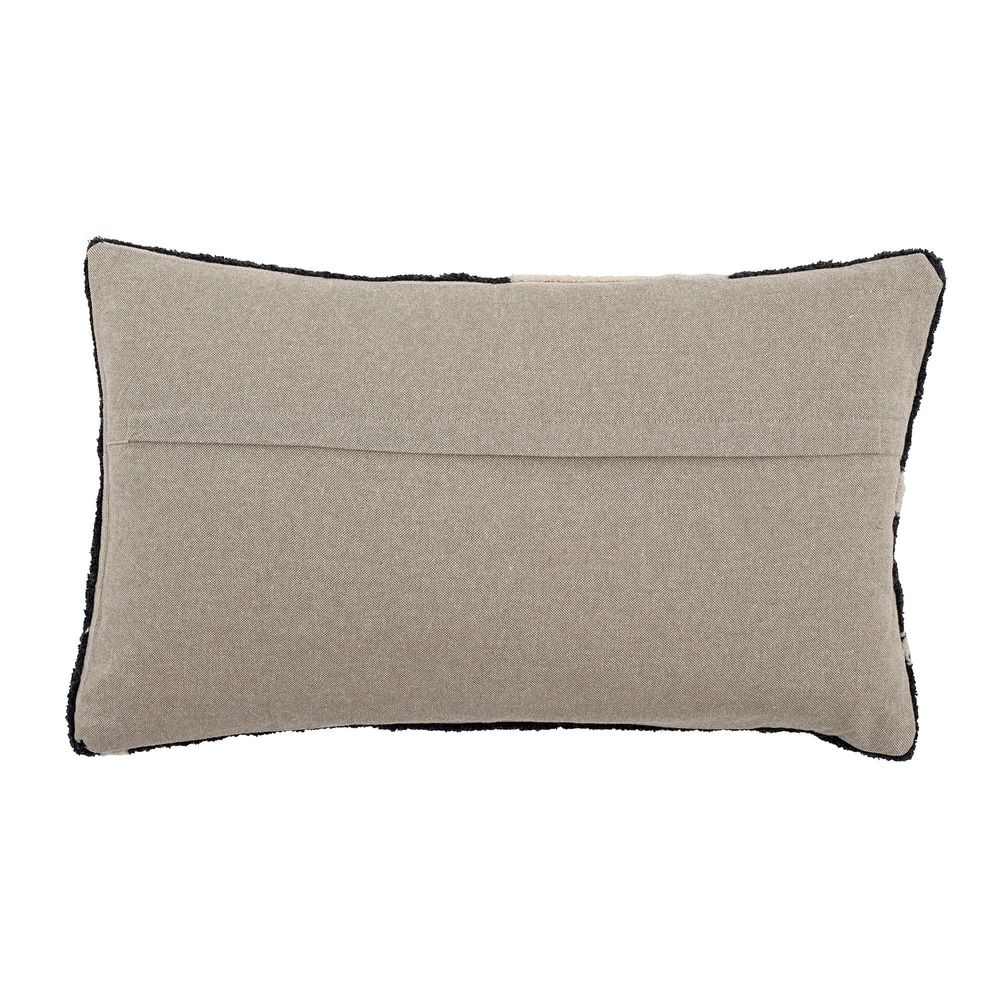 Cushions - Ryton Cushion, Black, Cotton  - BLOOMINGVILLE MULTIBRAND HOUSE