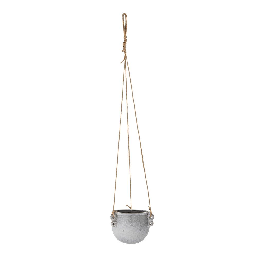 Pots de fleurs - Nilou Pot de fleur suspendu, Gris, Grès  - BLOOMINGVILLE MULTIBRAND HOUSE