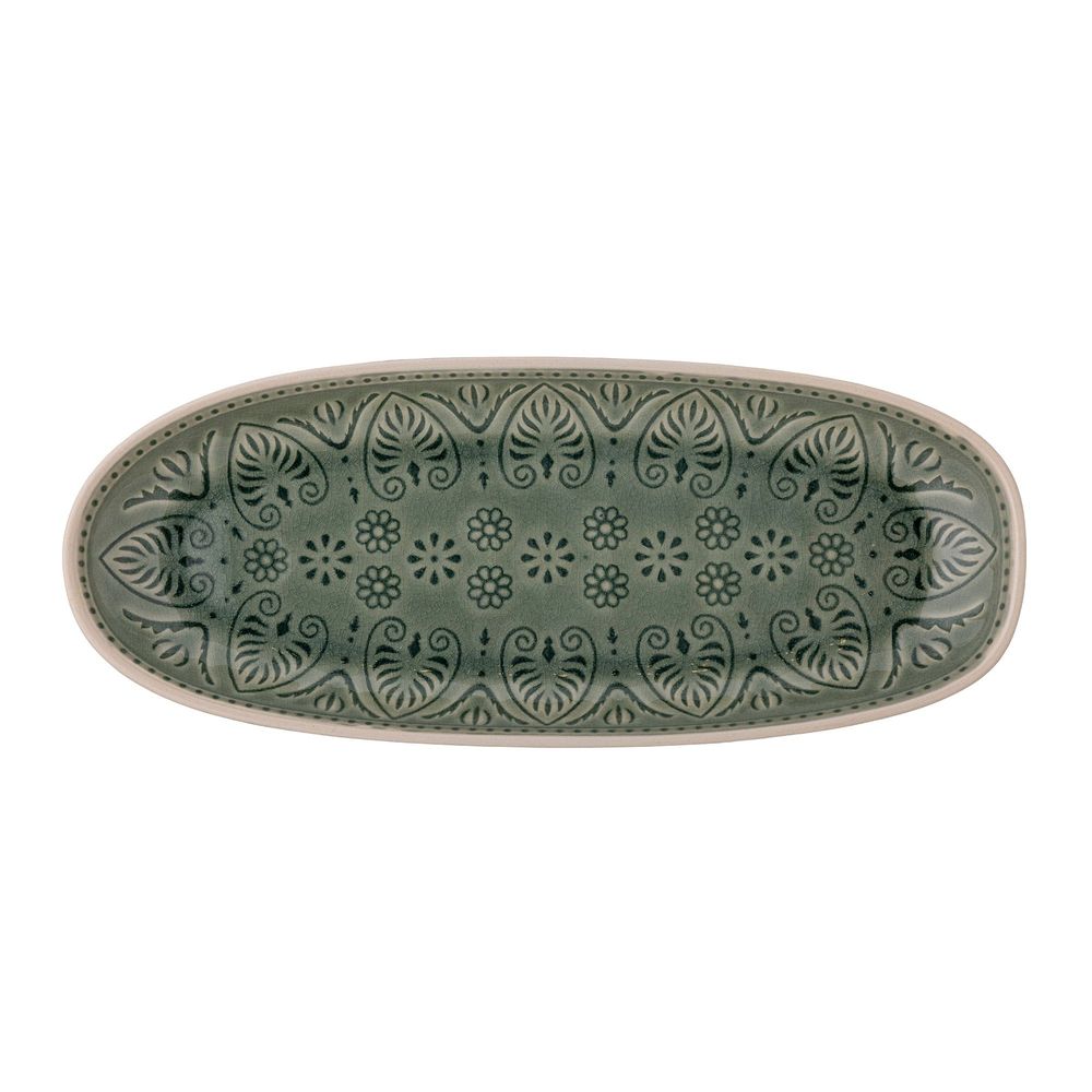 Couverts & ustensiles de cuisine - Rani Assiette de service, Verte, Grès - BLOOMINGVILLE MULTIBRAND HOUSE