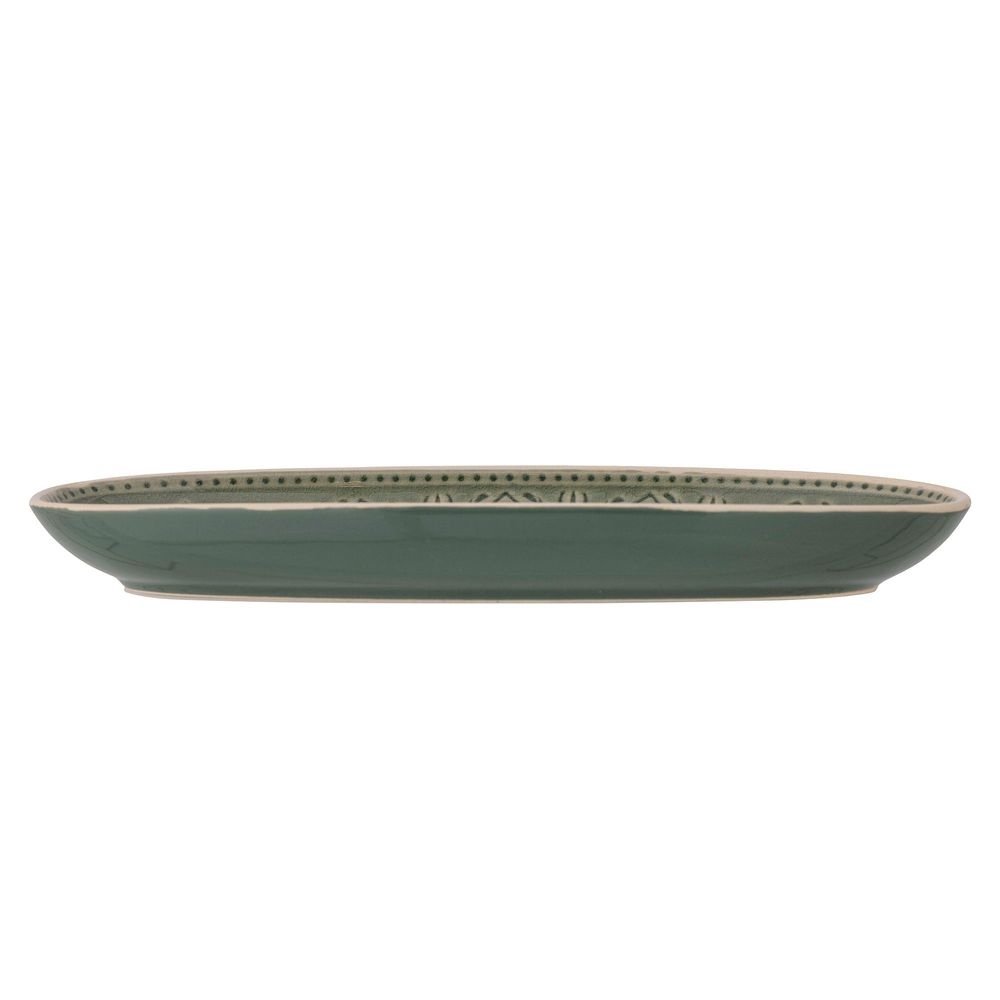 Couverts & ustensiles de cuisine - Rani Assiette de service, Verte, Grès - BLOOMINGVILLE MULTIBRAND HOUSE