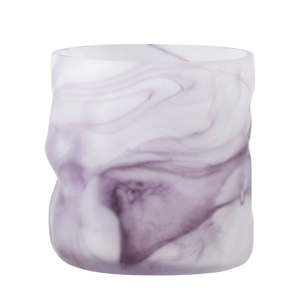 Bougeoirs et photophores - Moore Photophore, Violet, Verre - BLOOMINGVILLE MULTIBRAND HOUSE