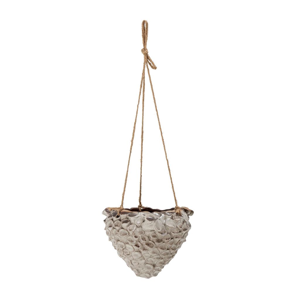 Flower pots - Alaz Flowerpot, Hanging, Nature, Stoneware - CREATIVE COLLECTION