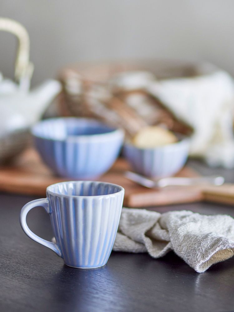 Mugs - Latina Mug, Blue, Stoneware  - BLOOMINGVILLE MULTIBRAND HOUSE