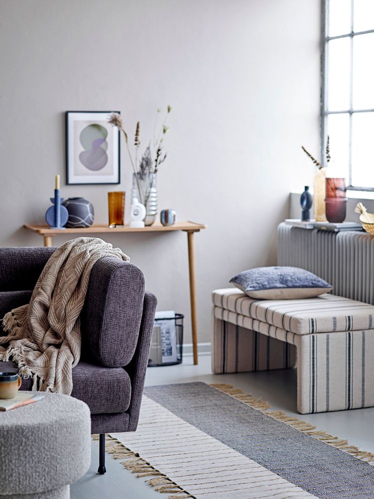 Coussins - Adin Coussin, Blue, Coton  - BLOOMINGVILLE MULTIBRAND HOUSE