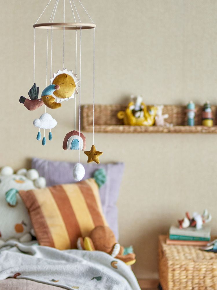 Objets de décoration - Vigge Mobile, Marron, Polyester - BLOOMINGVILLE MINI