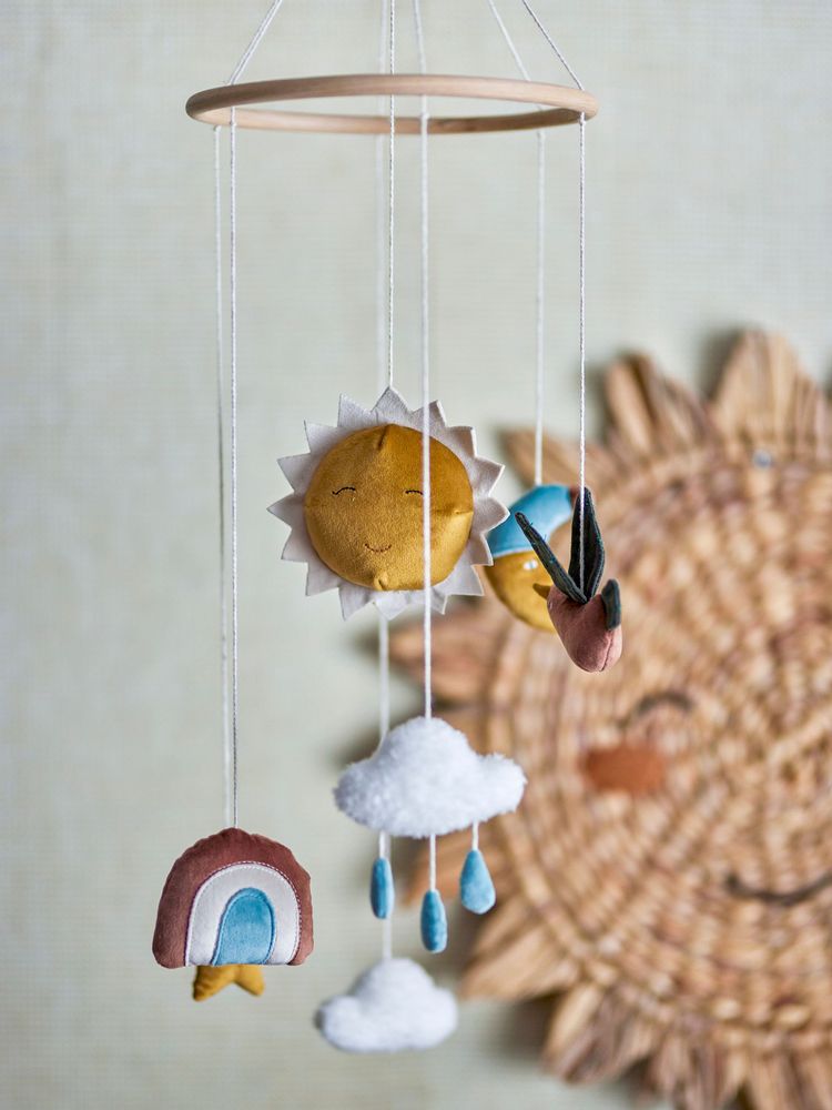 Objets de décoration - Vigge Mobile, Marron, Polyester - BLOOMINGVILLE MINI
