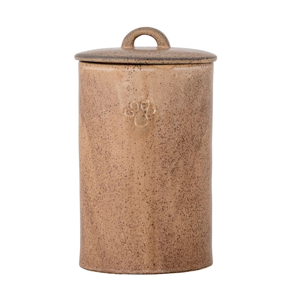 Accessoires animaux - Buddy Cruche avec couvercle , Marron, Grès - BLOOMINGVILLE MULTIBRAND HOUSE
