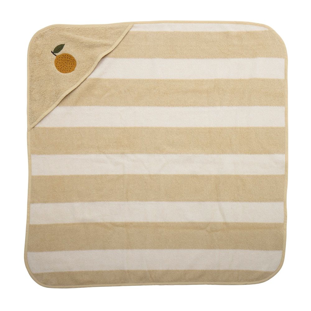 Serviettes de bain - Agnes Serviette, Nature, Coton OEKO-TEX® - BLOOMINGVILLE MINI