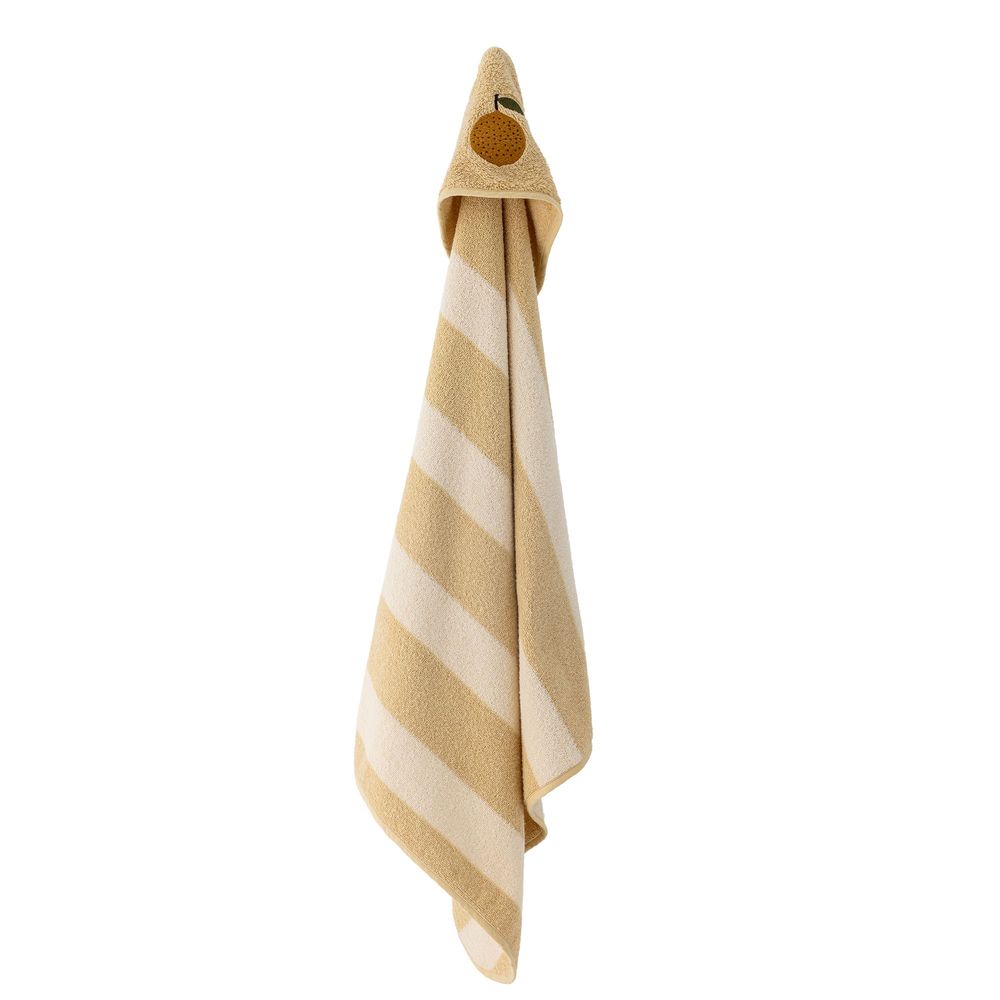 Serviettes de bain - Agnes Serviette, Nature, Coton OEKO-TEX® - BLOOMINGVILLE MINI