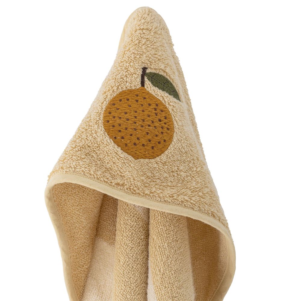 Serviettes de bain - Agnes Serviette, Nature, Coton OEKO-TEX® - BLOOMINGVILLE MINI