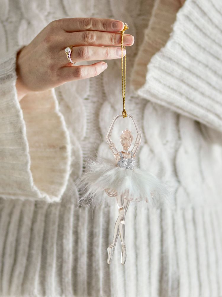 Guirlandes et boules de Noël - Misty Bibelot, Blanc, Plastique - BLOOMINGVILLE MULTIBRAND HOUSE