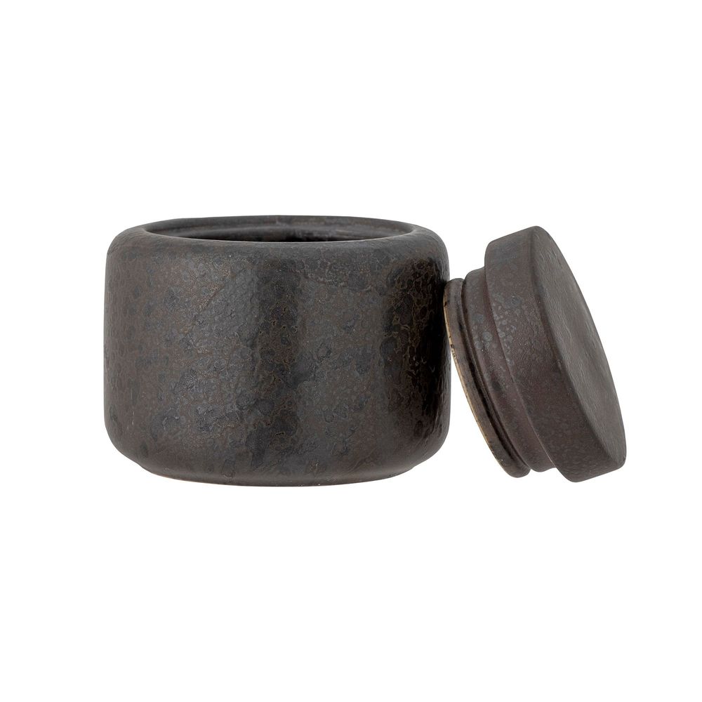 Boîtes de conservation - Chau Cruche avec couvercle , Marron, Grès  - BLOOMINGVILLE MULTIBRAND HOUSE