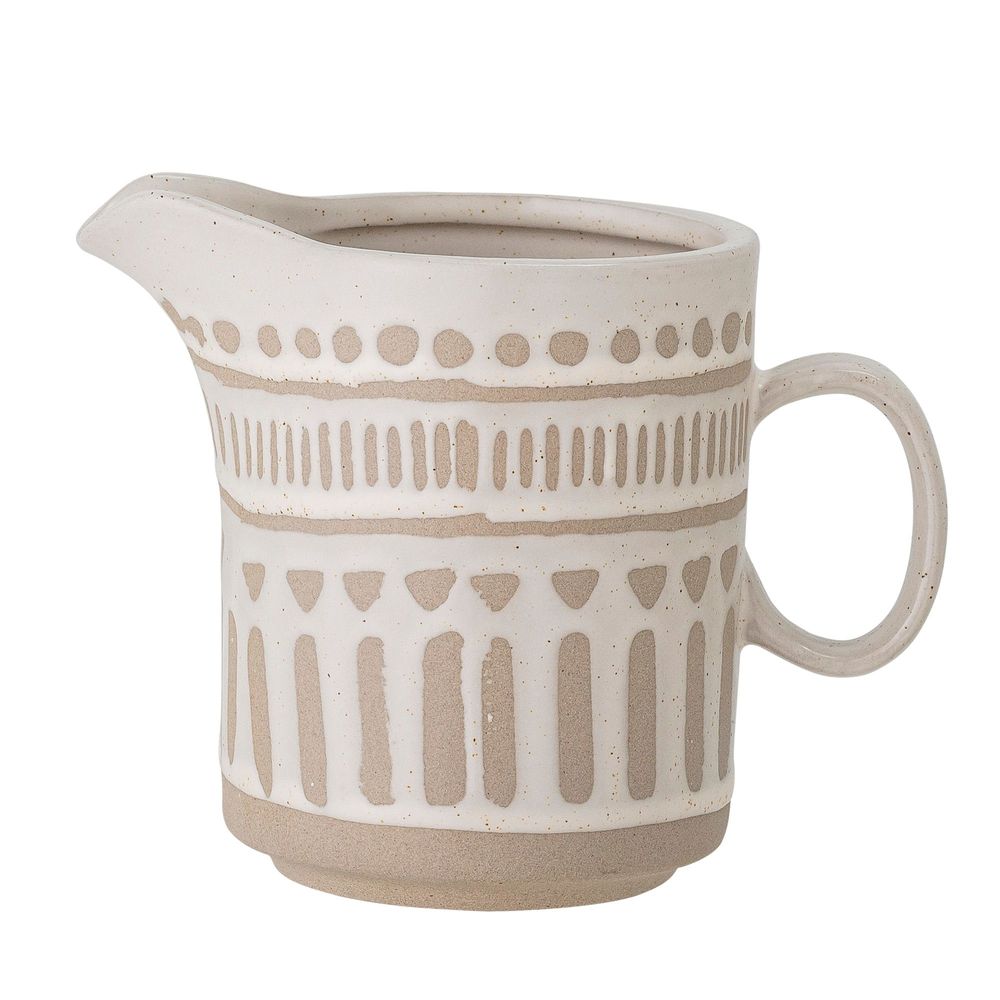 Carafes - Cora Jug, Nature, Stoneware - BLOOMINGVILLE MULTIBRAND HOUSE