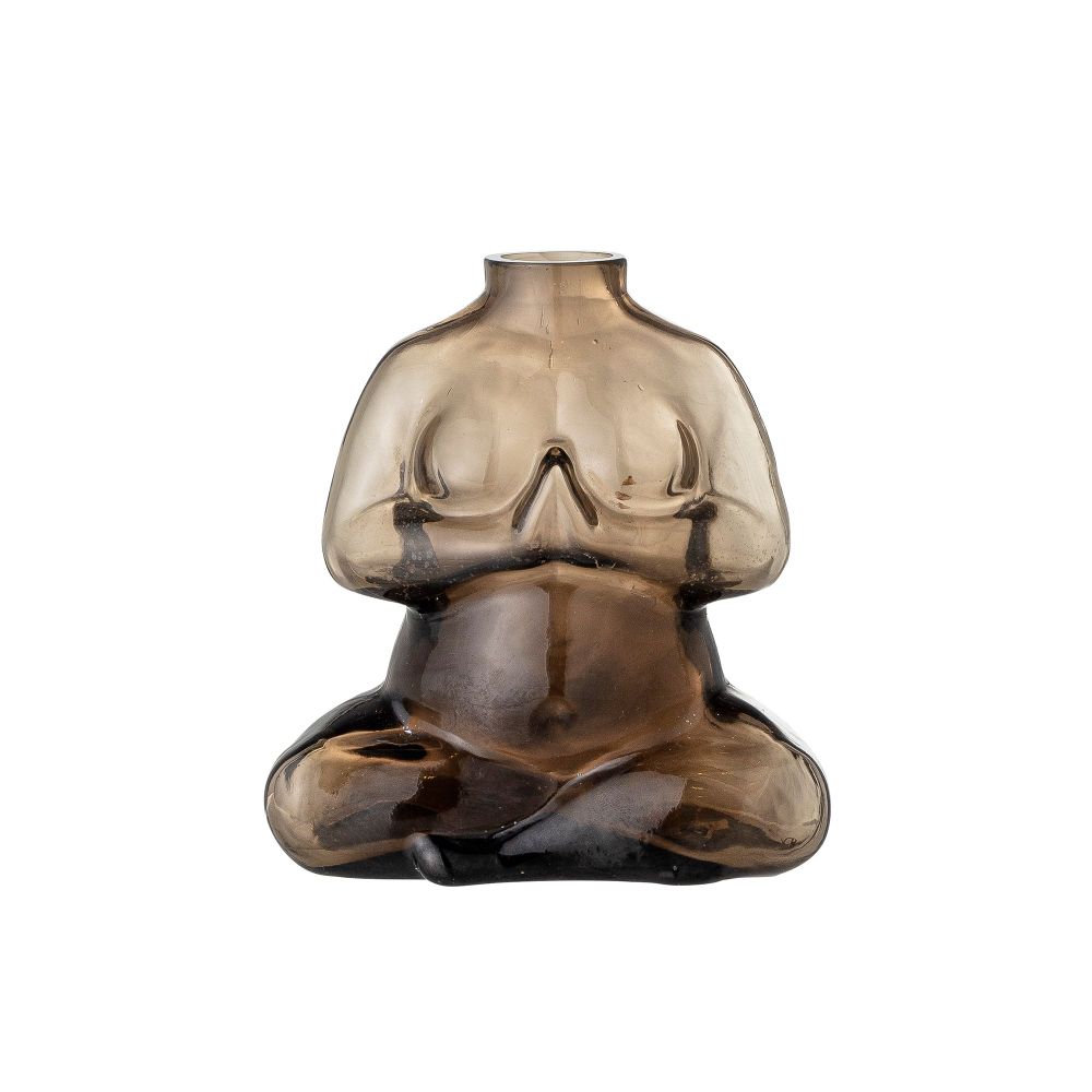 Vases - Elze Vase, Marron, Verre - BLOOMINGVILLE MULTIBRAND HOUSE