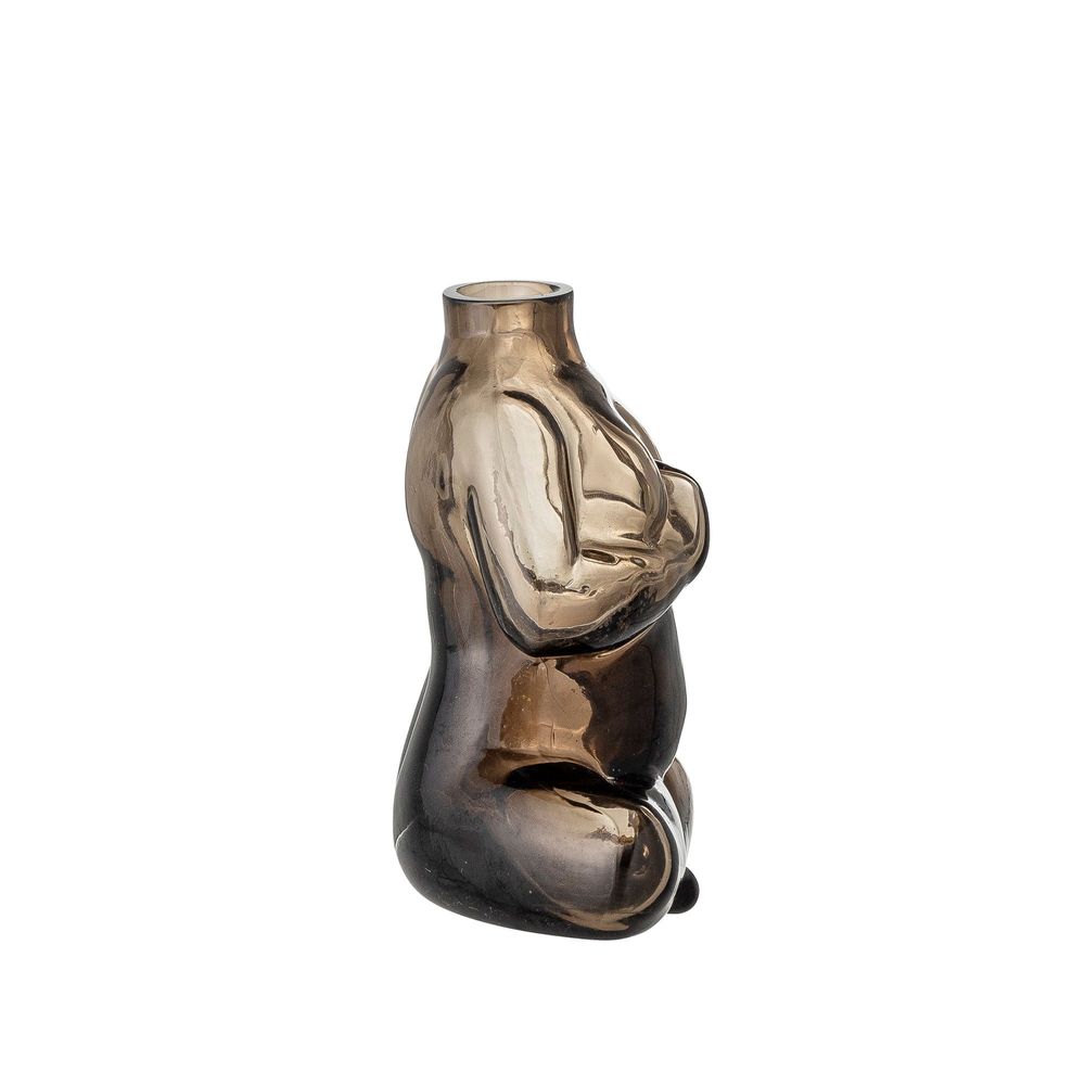 Vases - Elze Vase, Marron, Verre - BLOOMINGVILLE MULTIBRAND HOUSE