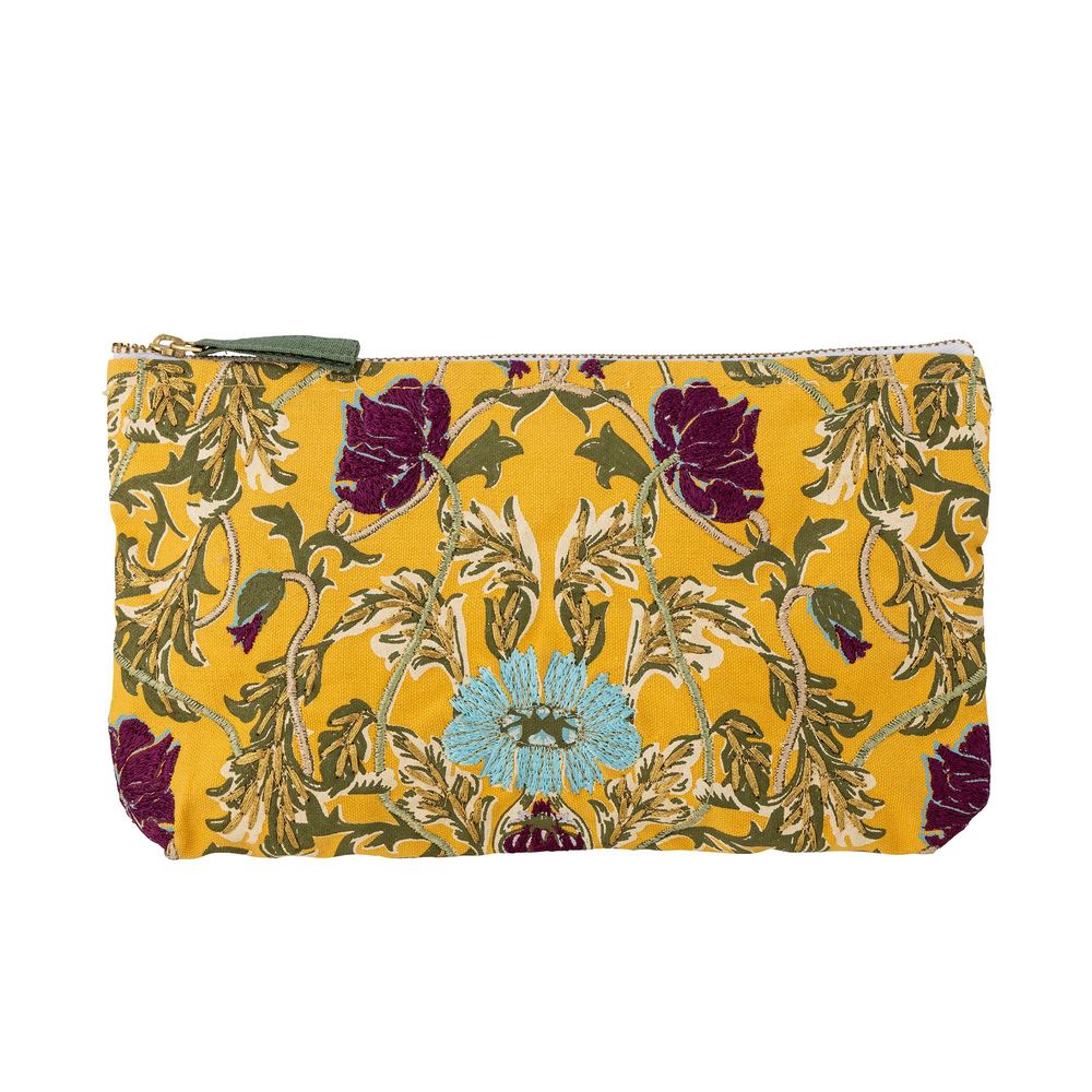 Bags and totes - Celesta Cosmetic Bag, Yellow, Cotton - CREATIVE COLLECTION
