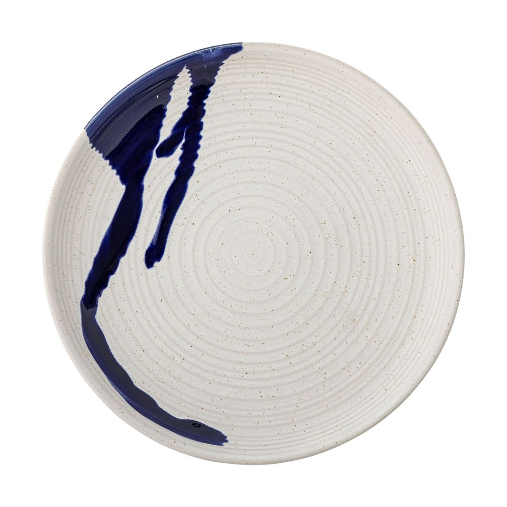 Everyday plates - Okayama Plate, Blue, Stoneware - BLOOMINGVILLE MULTIBRAND HOUSE