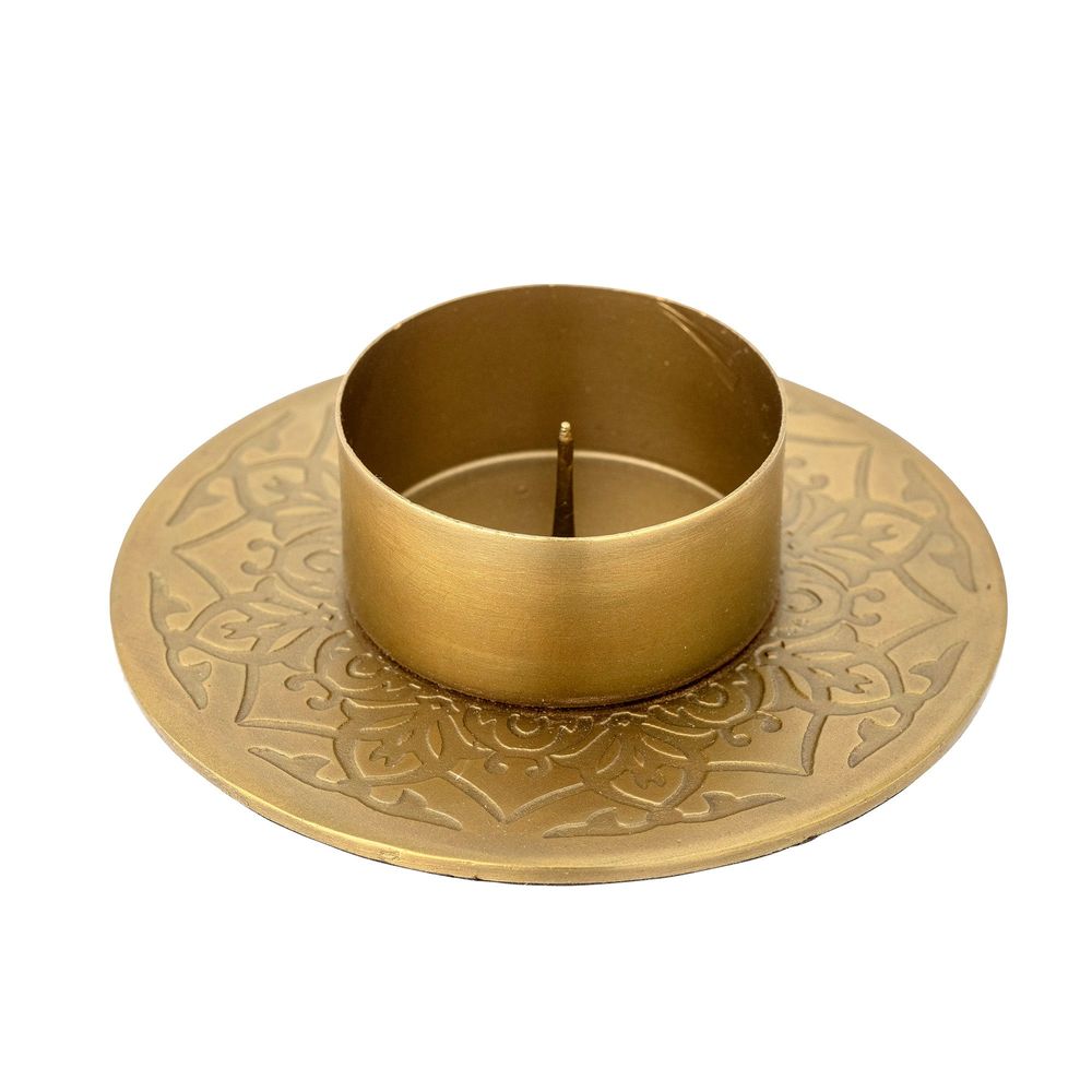 Candlesticks and candle holders - Mariella Candle Holder, Gold, Metal - BLOOMINGVILLE MULTIBRAND HOUSE
