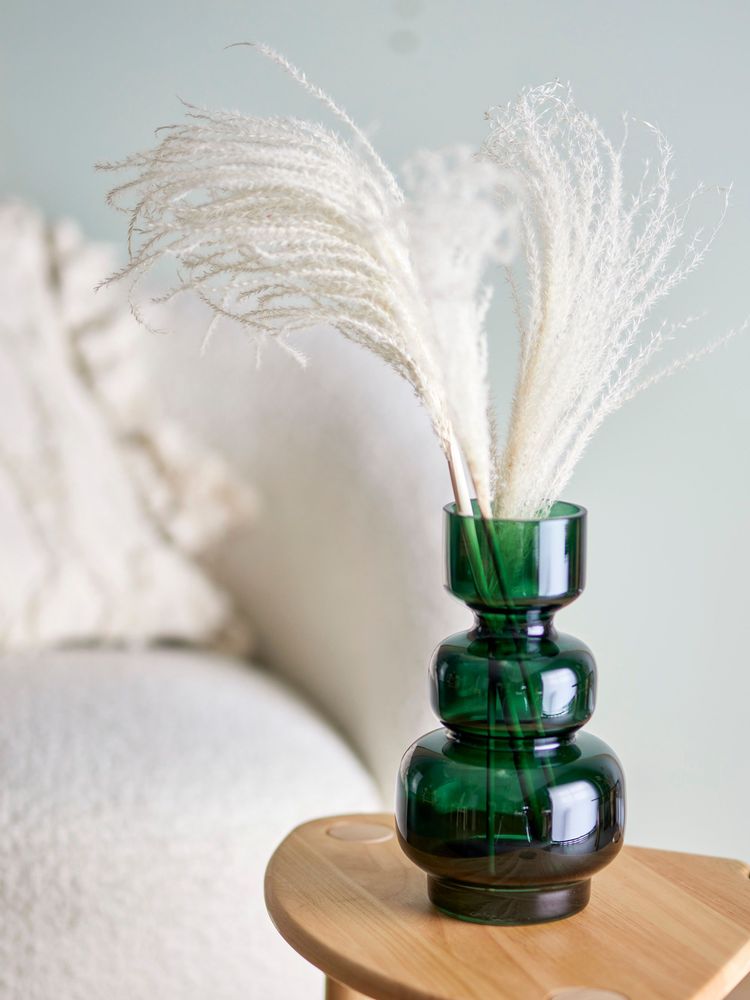 Vases - Johnson Vase, Green, Glass  - BLOOMINGVILLE MULTIBRAND HOUSE