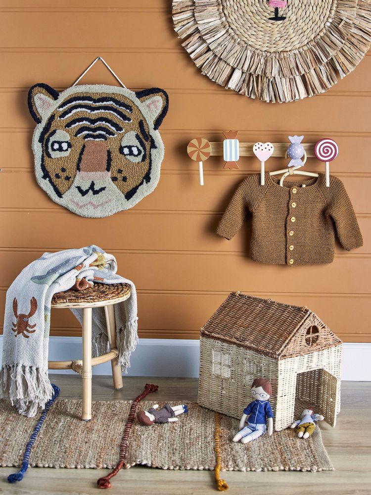 Accessoires à fixer - Rudy Porte-manteaux, Marron, FSC® 100% , Pine  - BLOOMINGVILLE MINI
