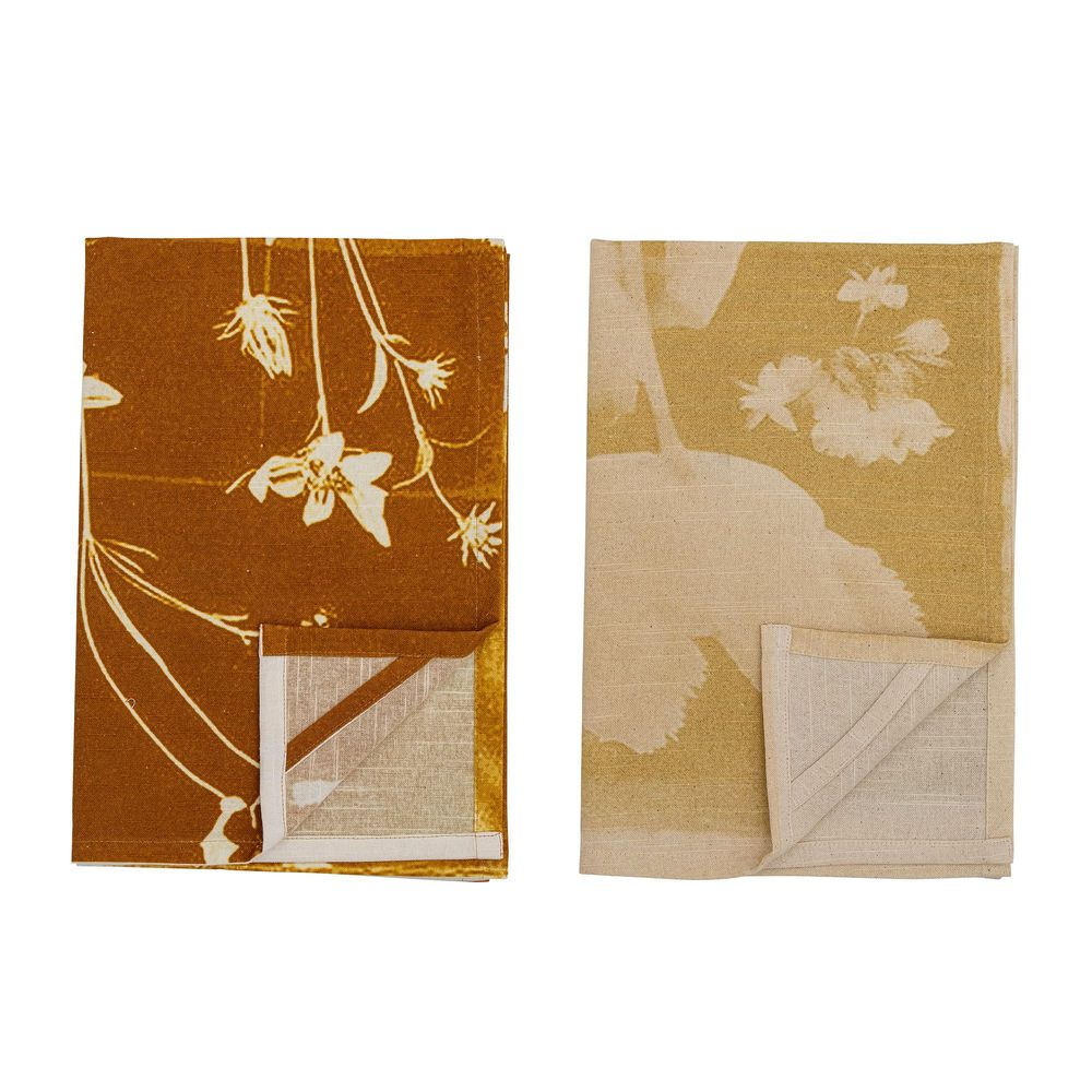 Brosserie - Celleste Serviette de cuisine, Jaune, Coton Set of 2 - BLOOMINGVILLE MULTIBRAND HOUSE