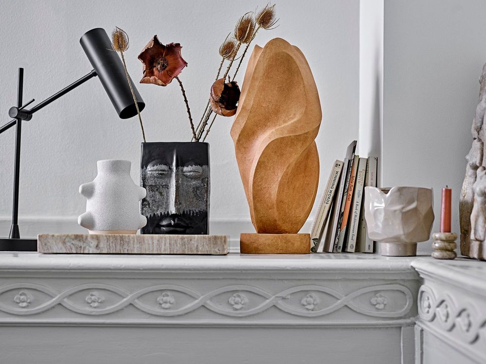 Vases - Birka Vase, Blanc, Céramique  - BLOOMINGVILLE MULTIBRAND HOUSE