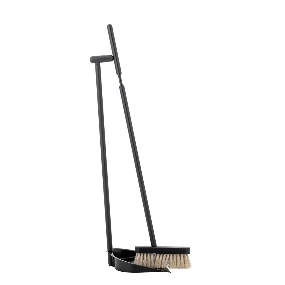 Brosserie - Cleaning Pelle et balai, Noir, Hêtre Set of 2 - BLOOMINGVILLE MULTIBRAND HOUSE