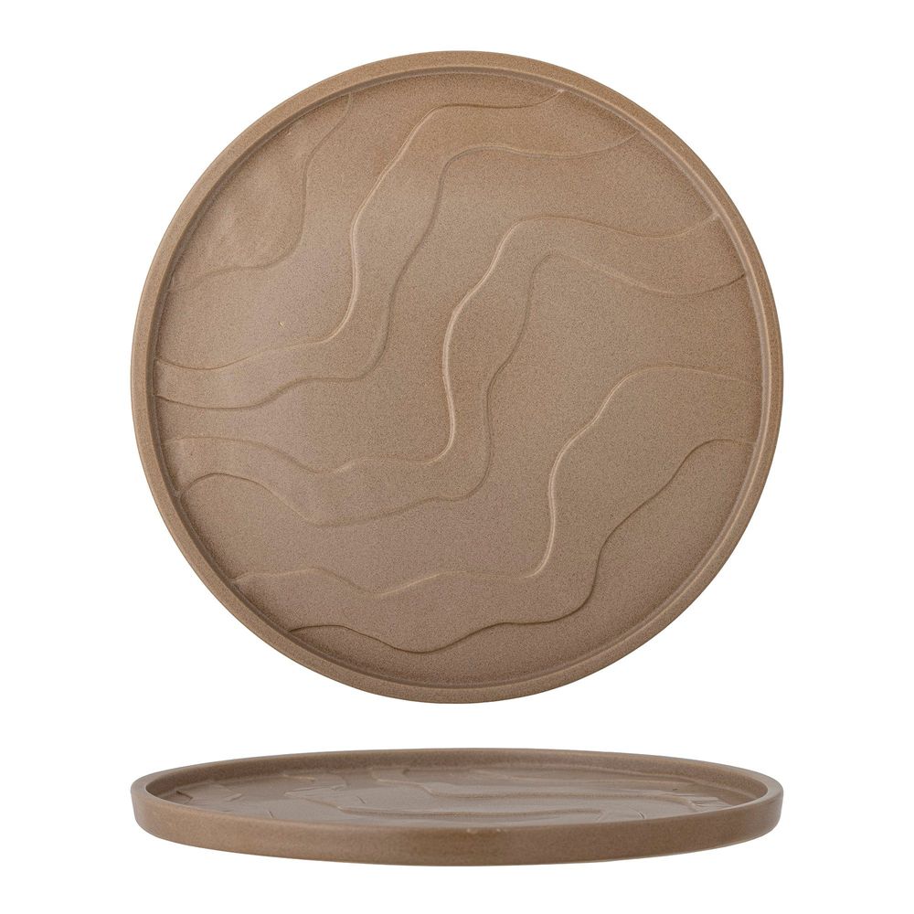 Trays - Noria Tray, Brown, Stoneware  - BLOOMINGVILLE MULTIBRAND HOUSE