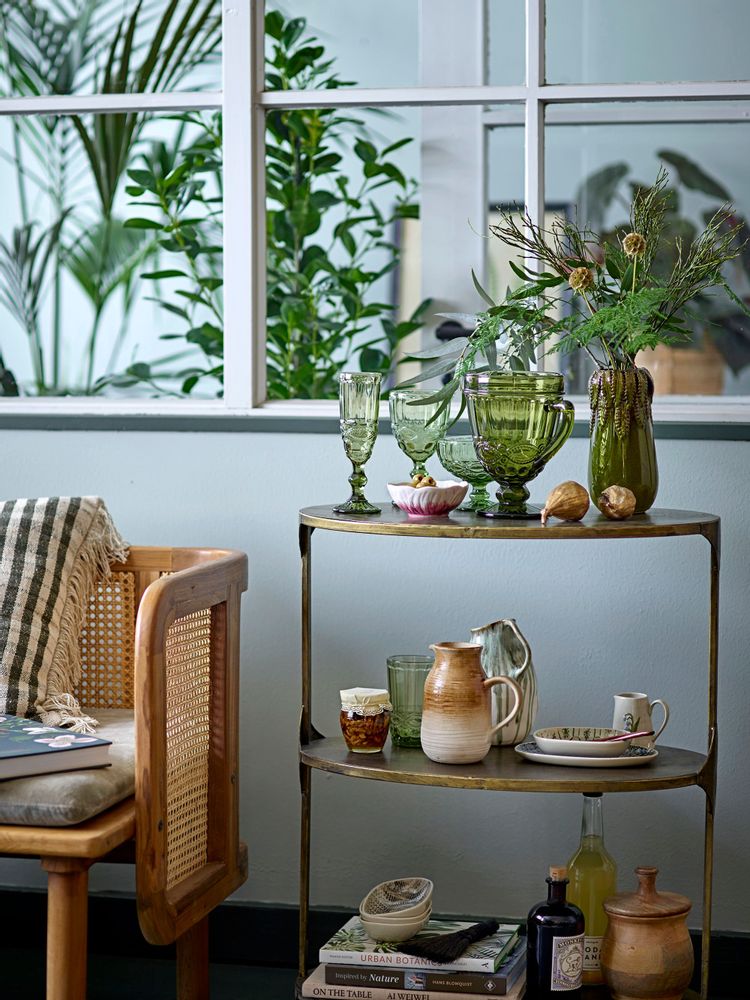 Vases - Eloi Vase, Green, Stoneware - CREATIVE COLLECTION