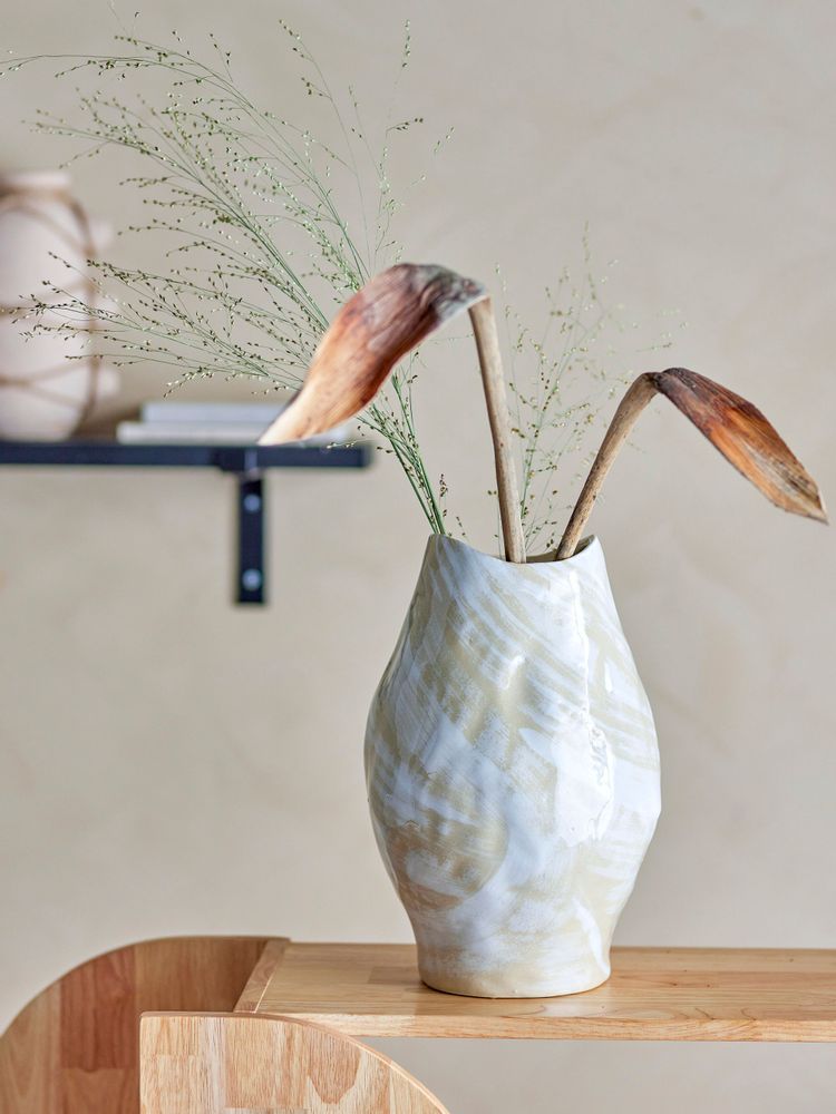 Vases - Obsa Vase, Nature, Grès - BLOOMINGVILLE MULTIBRAND HOUSE