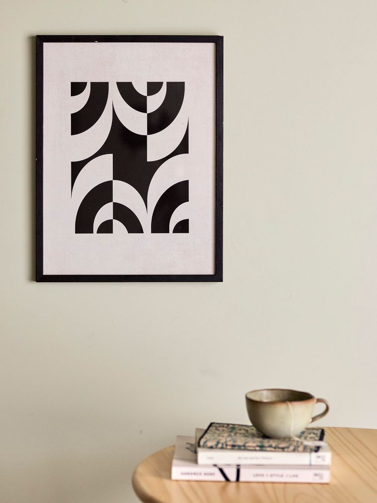 Autres décorations murales - Mono Illustration avec cadre, Noir, Pin - BLOOMINGVILLE MULTIBRAND HOUSE
