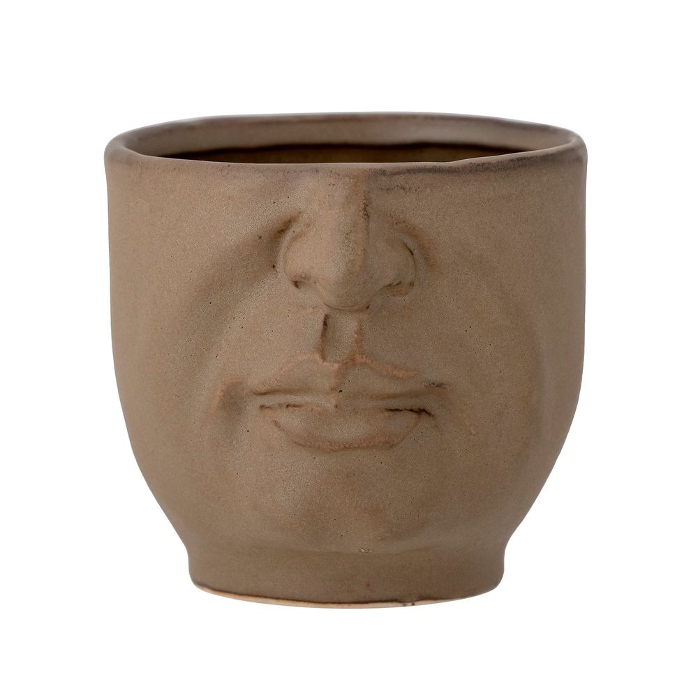 Flower pots - Hilig Flowerpot, Brown, Stoneware  - BLOOMINGVILLE MULTIBRAND HOUSE