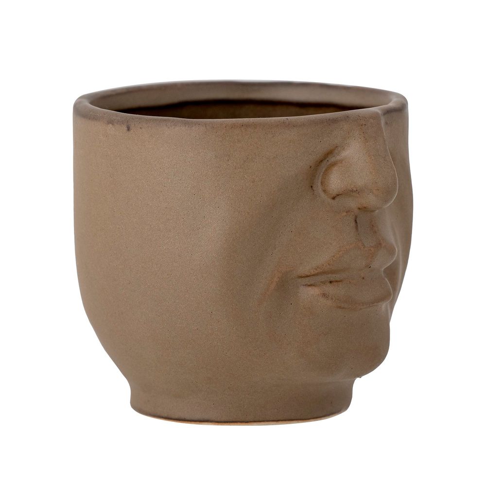 Flower pots - Hilig Flowerpot, Brown, Stoneware  - BLOOMINGVILLE MULTIBRAND HOUSE