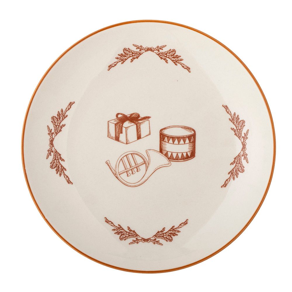 Everyday plates - Beth Plate, Red, Stoneware - BLOOMINGVILLE MULTIBRAND HOUSE