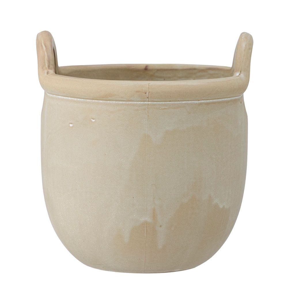 Flower pots - Janti Flowerpot, Nature, Stoneware - BLOOMINGVILLE