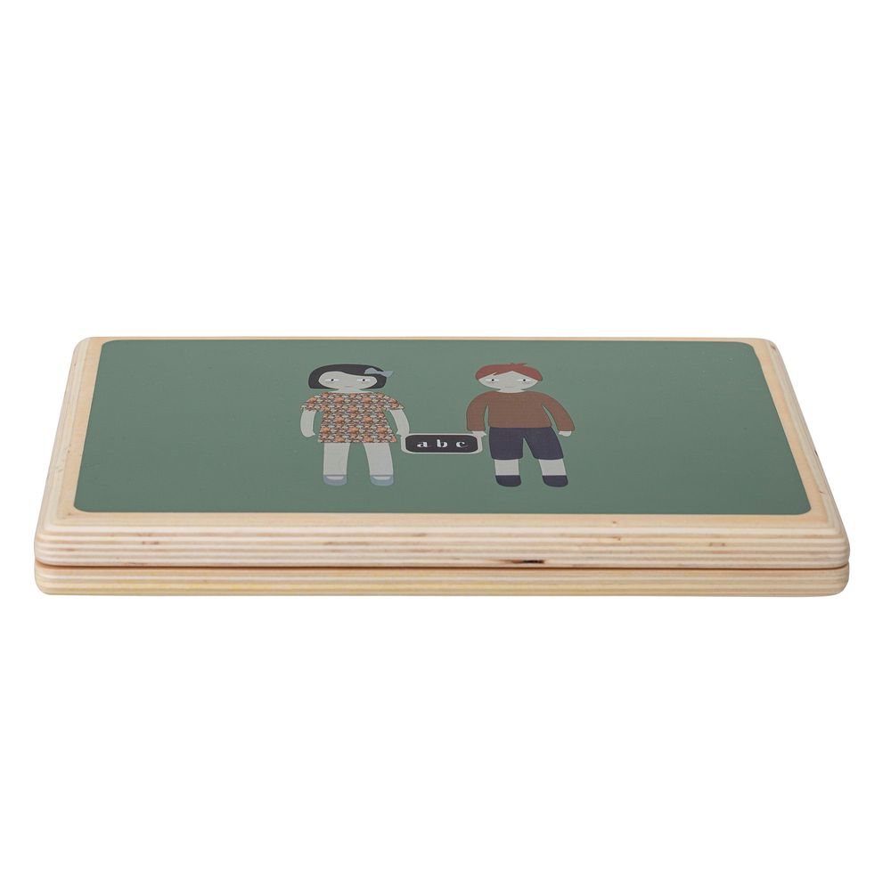 Jouets enfants - Dac Ordinateur en jouet avec tableau noir, Nature, Contre-plaqué  - BLOOMINGVILLE MINI