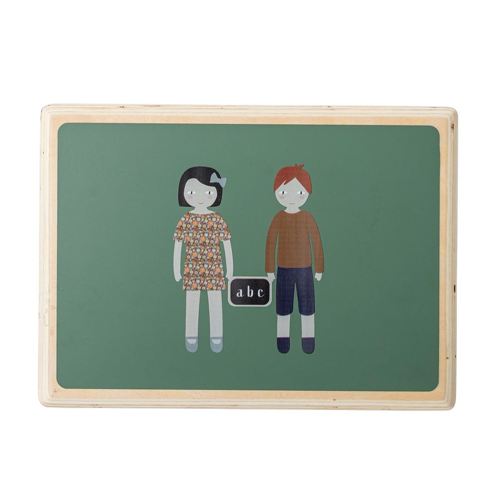Jouets enfants - Dac Ordinateur en jouet avec tableau noir, Nature, Contre-plaqué  - BLOOMINGVILLE MINI