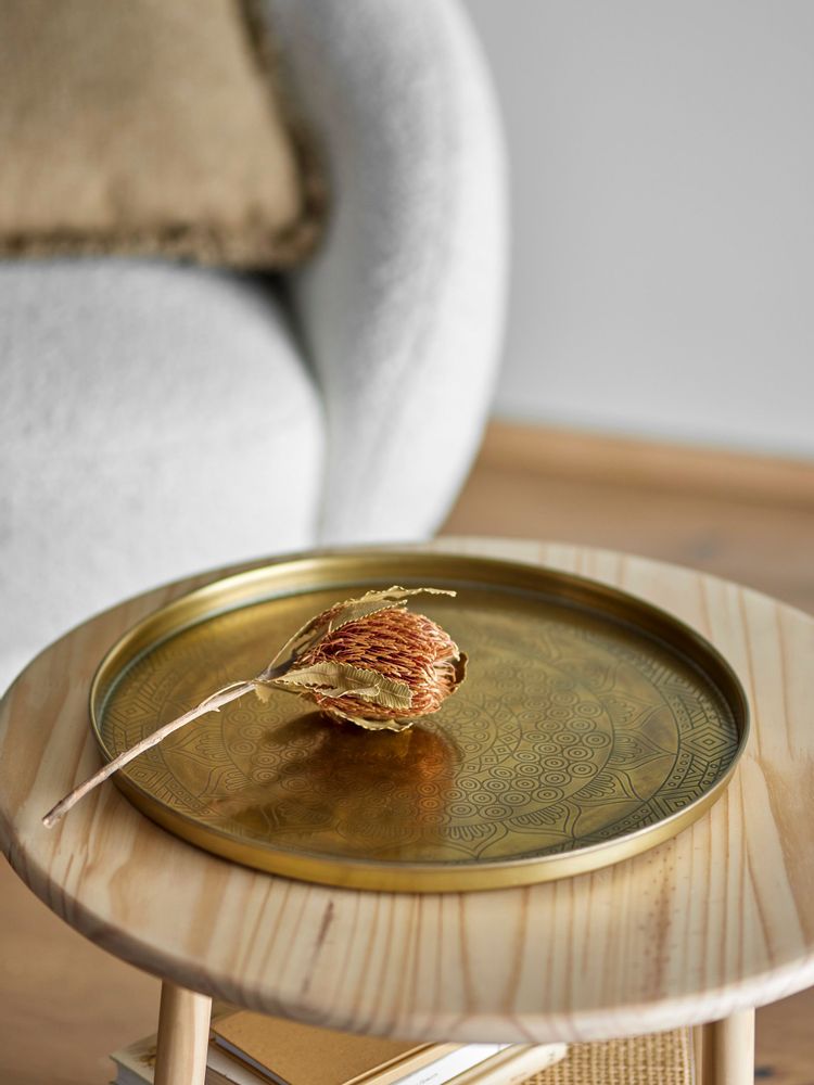 Trays - Conan Tray, Brass, Metal  - BLOOMINGVILLE MULTIBRAND HOUSE