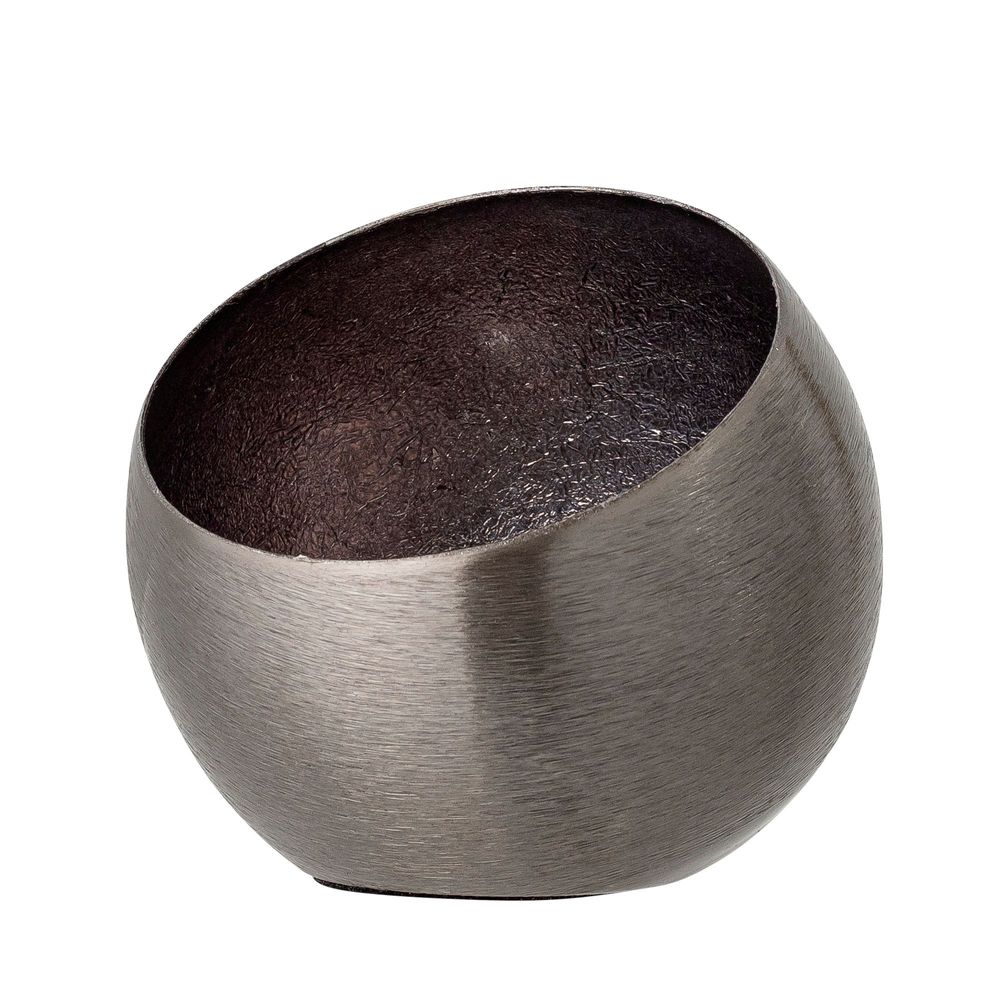Bougeoirs et photophores - Filia Photophore, Gris, Métal - BLOOMINGVILLE MULTIBRAND HOUSE